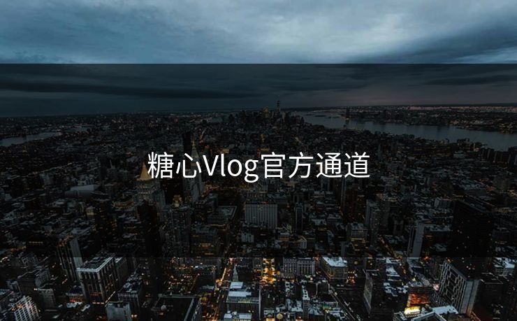 糖心Vlog官方通道